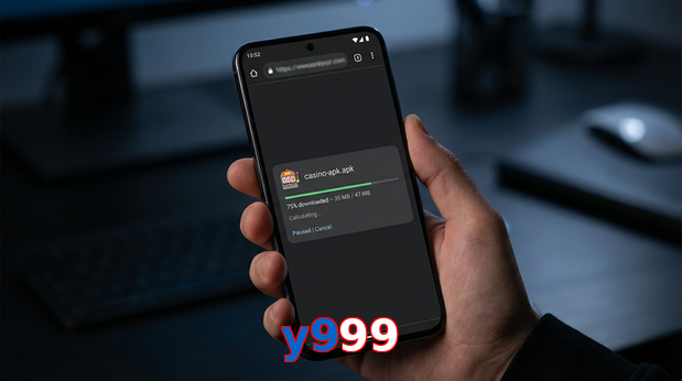 Main screen of Y999 apk page for PK players